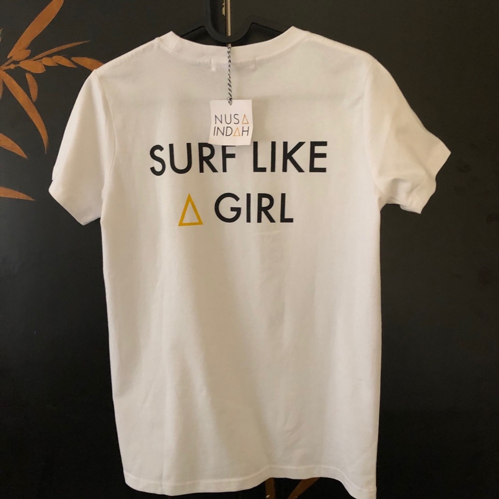 Surf Like A Girl Tee  NWT